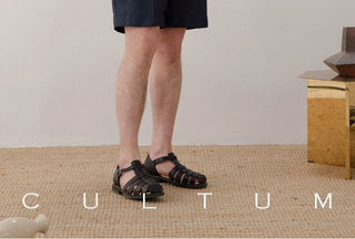 [CULTUM] Linen-blend Srawstring Shorts