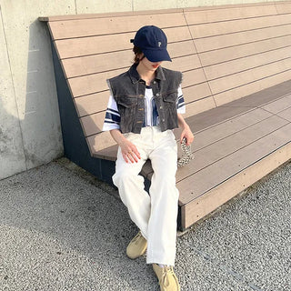 Loose cotton pants