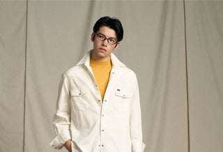 [CULTUM] Washed Cotton Western Denim Shirt