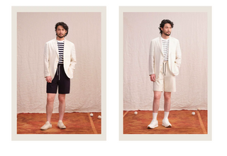 [CULTUM] Stripe Short-Sleeve Tee