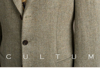 [CULTUM] Heavyweight Wool Herringbone Blazer