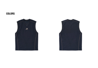 [MASONPRINCE] Stitched Sport Sleeveless Top