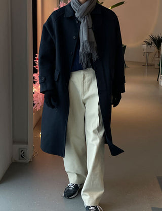 Deep Handmade Balmacaan Coat (3 colors)