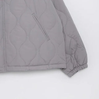 Quilted loose jacket