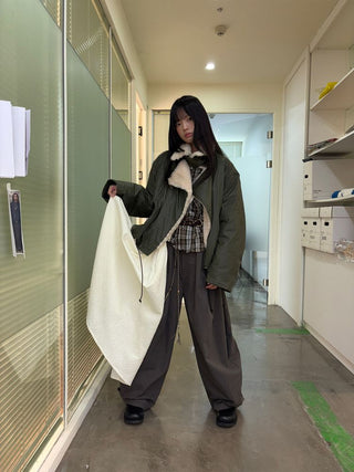 [NeverSeez] Jacquard Voluminous Skirt