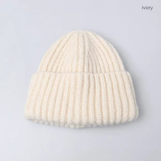 Rib knit beanie