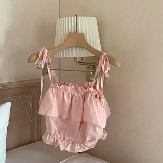 Frill Ribbon Camisole Top