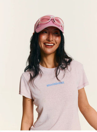 [Monterest] 3A Antibacterial Slim Fit Logo T-Shirt