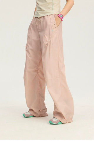[Monterest] UPF50+ Water-Resistant Ruched Parachute Pants