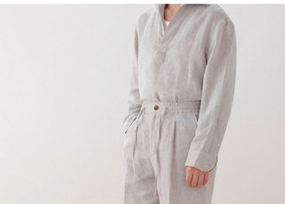 [CULTUM] Linen Drawstring Shorts