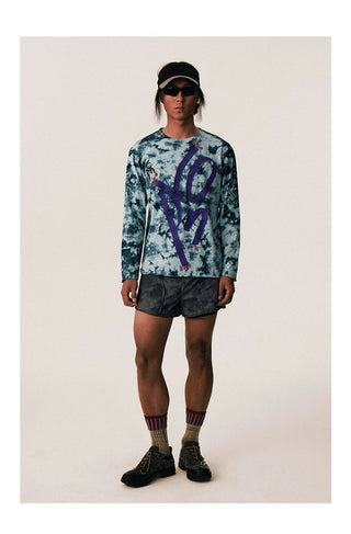 [CONP] Graffiti Logo Tie-Dye Long Sleeve Tee
