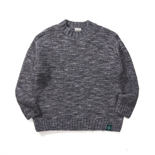 [Monterest] Multicolor Yarn Blend Crewneck Sweater