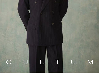 [CULTUM] 1930s Pinstripe Double-Breasted Peak Lapel Suit