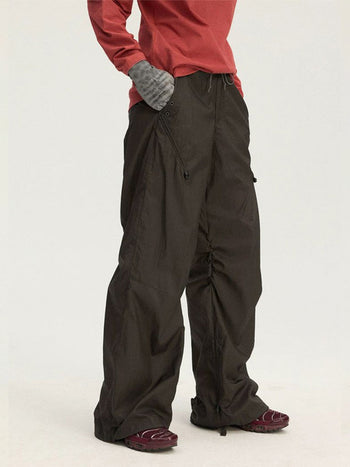 [Monterest] UPF50+ Water-Resistant Ruched Parachute Pants