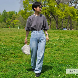 Light blue denim pants