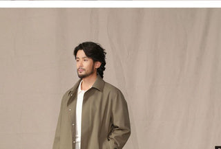 [CULTUM] Wool Blend Waterproof Mac Coat