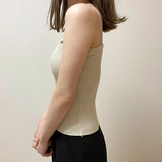 poni ribbed sleeveless