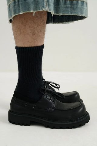 MASONPRINCE Leather Boat Shoes