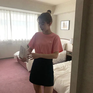 Heart embroidered T-shirt