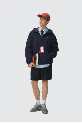 [Monterest] Packable Hooded Half-Zip Anorak