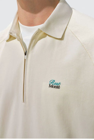 [Monterest] Quick-Dry Half-Zip Polo Shirt