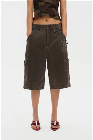 [MASONPRINCE] Paint Splatter Work Pants