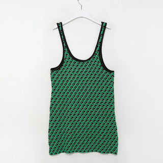 Patterned knit dress