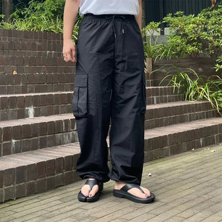 Nylon pocket jogger pants