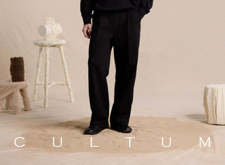 [CULTUM] Heavyweight Half-Zip Polo Collar Sweatshirt