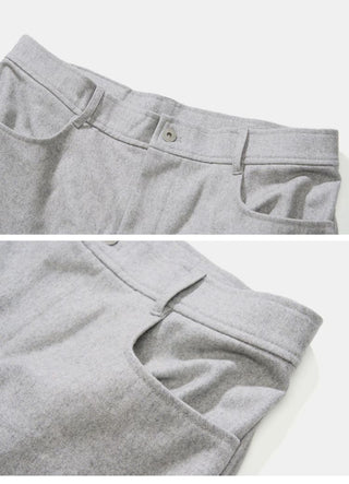 [Monterest] Wool Blend Wide Cargo Work Pants