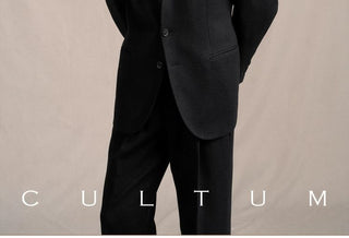 [CULTUM] 1930s Wool Twill Peak Lapel Suit