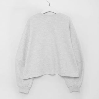 Slit sweatshirt