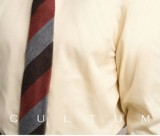 [CULTUM] 1930s Long Point Collar Cotton Shirt
