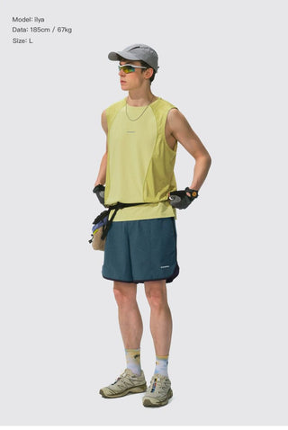 [Monterest] Quick-Dry Contrast Trim Surf Shorts
