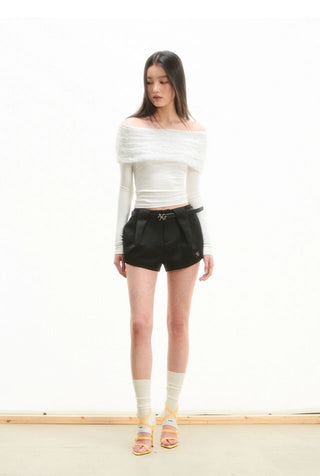 [NOTAWEAR] Lace Off shoulder Top