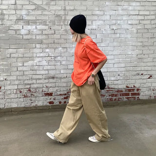 Unisex elasticated cotton pants