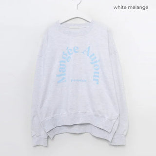 Slit sweatshirt