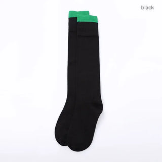 Color-blocked knee-high socks