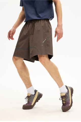 [Monterest] Contrast Stitch Outdoor Shorts