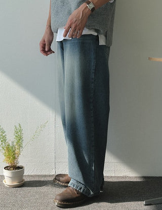 Travel Brushed Wide Denim (no.573)