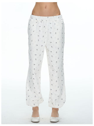 [NECY] Mimora Allover Print Hoodie Jacket & Sweatpants Set