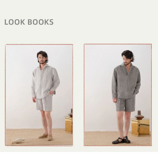 [CULTUM] Linen Drawstring Shorts