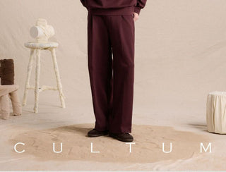 [CULTUM] Heavyweight Half-Zip Polo Collar Sweatshirt