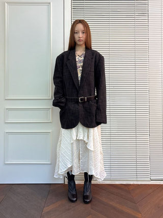 [NeverSeez] Distressed Tailored Blazer