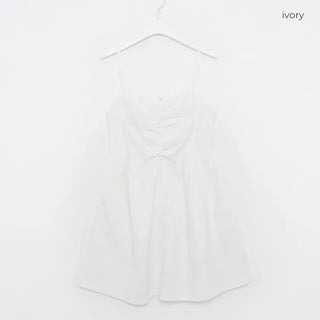 Shirred Mini Dress
