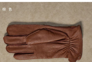 [CULTUM] Sheepskin Touchscreen Wool-Lined Gloves