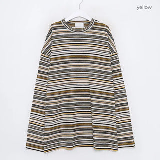 Oversized striped T-shirt - P000HRJI