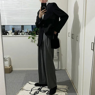 Basic wide slacks