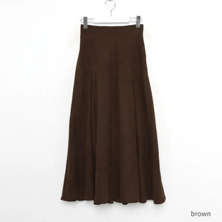 Flared long skirt