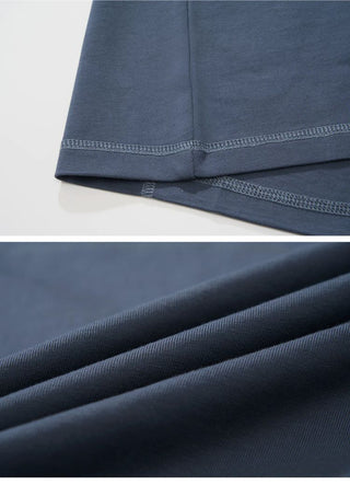 [Monterest] 7A Antibacterial Stitch Panel Relaxed Tee